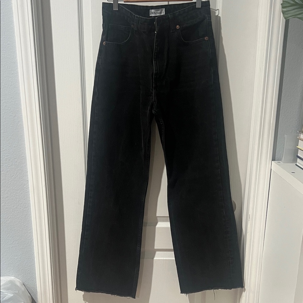 Zara Charcoal Denim Pants